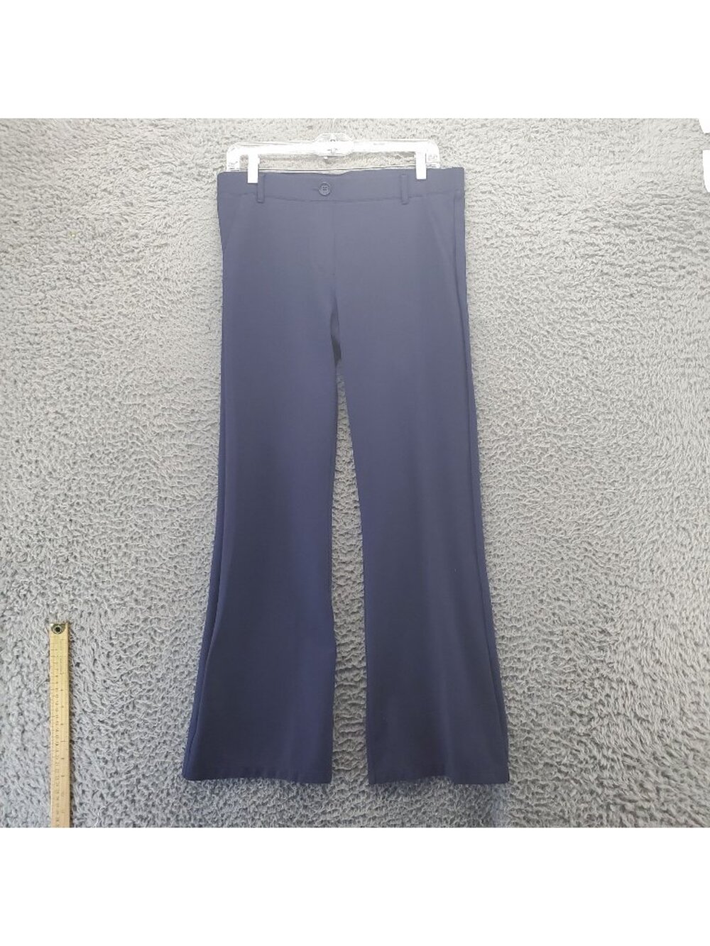 Betabrand Pants Womens Large Petite Navy Workwear Flare